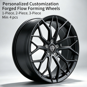 ล้อฟอร์จอลูมิเนียม Flowtone ขนาด 19 20 21 22 นิ้ว 5x112/120/108/114.3 ดีไซน์ลายตาข่าย สำหรับรถยนต์ Volkswagen <span class=keywords><strong>Audi</strong></span> BMW - Product Image 2