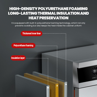 Cuisinière à riz électrique professionnelle de haute qualité à 8 plateaux, armoire vapeur pour riz, chariot de cuisson vapeur pour aliments