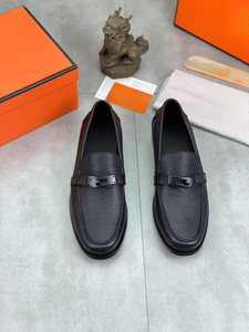 Zapatos Oxford de Piel de Vacuno con Entresuela de Goma/Látex, Suela de Goma y Forro de Tela para Todas las Estaciones - Product Image 3