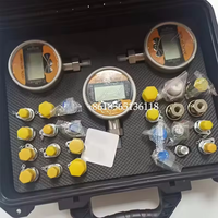 Universal Digital Pressure Gauge Measuring Instruments Testing Tool Digital Hydraulic Pressure 3 Gauge Test Kit