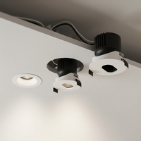 Plafonnier LED rond anti-éblouissement Ian en aluminium, moderne, réglable, 3000K 4000K 6000K, intérieur, 7'' 15W, IP20, garantie 3 ans