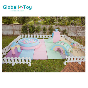เครื่องเล่นม้าหมุน Globalltoy แบบนุ่ม อุปกรณ์สนามเด็กเล่นมือสอง ม้าหมุน อุปกรณ์ในร่มแบบกำหนดเอง - Product Image 1