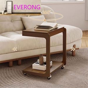 <span class=keywords><strong>Mesa</strong></span> Auxiliar para Sofá <span class=keywords><strong>con</strong></span> <span class=keywords><strong>Ruedas</strong></span> Universales, <span class=keywords><strong>Mesa</strong></span> de Centro de Madera Maciza, <span class=keywords><strong>Mesa</strong></span> Auxiliar Móvil en Forma de C para Sala de Estar, <span class=keywords><strong>Mesa</strong></span> de Centro para Computadora - Product Image 1