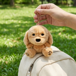 Peluche de Mapache Marrón Personalizado de 25 cm, Llavero de Animal Adorable con Relleno de Algodón PP, 100% Poliéster, Regalo de Año Nuevo Unisex - Product Image 6