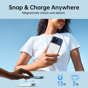 Batería Portátil Ultra Delgada de Polímero de Litio Magnética de 10000 mAh y 20 W con Pantalla LED <span class=keywords><strong>para</strong></span> <span class=keywords><strong>iPhone</strong></span>, Carga Rápida Inalámbrica - Product Image 3