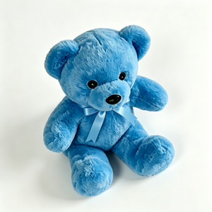 Oso de peluche azul personalizado, peluche de oso azul, oso de peluche clásico azul - Product Image 1