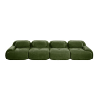 Canapé nuage minimaliste moderne compressé, canapé paresseux sans cadre en tissu suédé, meuble en rouleau pour la décoration intérieure de la maison