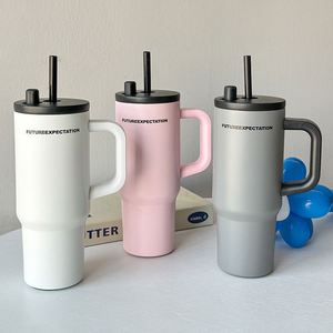 Vaso Térmico Portátil de Gran Capacidad y Diseño Elegante para Coche, de Acero Inoxidable 316, con Aislamiento y Retención de Frío, para Comercio Exterior - Product Image 1