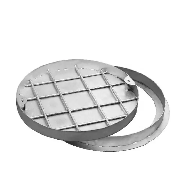 Factory price customized stainless steel galvanized steel round manhole cover for outdoor