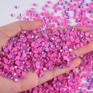 Oleya摩卡蛋白石SS6-SS30玻璃水晶无热固定水钻平背Strass DIY美甲面料服装装饰 - Product Image 4