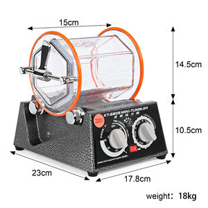 Mini pulidora eléctrica rotativa para joyería de oro, plata, piedras preciosas y metal, con temporizador de 5 velocidades. - Product Image 6