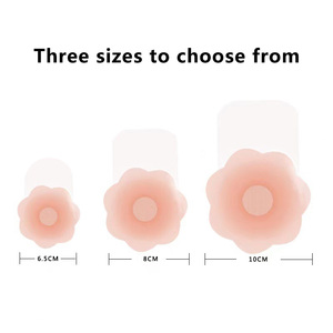 Ingrosso Silicone riutilizzabile autoadesivo invisibile lifting per il seno petali Sexy impermeabili copri capezzolo sottile <span class=keywords><strong>Push</strong></span>-<span class=keywords><strong>Up</strong></span> - Product Image 4