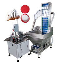 Machine automatique d'insertion de joints pour bouchons de bouteilles, équipement d'insertion de doublures de bouchons en aluminium à grande vitesse