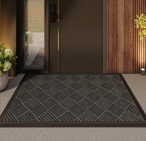 Tapete de Entrada de Lujo CORFEEL, Hecho a Mano, con Diseño de Mechones, Lavable, para Interiores y Exteriores, Alfombra para Retener el Polvo y la Suciedad, para Hogar y Comercios - Product Image 2