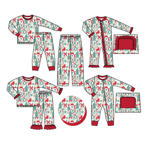 Nieuwste verkopende gepersonaliseerde warme bloemenprint lange mouwen baby jongens meisjes romper kleding kinderen pasgeboren rits ruffle romper set - Product Image 1