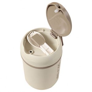 Taza de Café de Acero Inoxidable 316 con Tapa y Asa, Aislada, para Oficina o Desayuno, Suministro Directo de Fábrica - Product Image 1