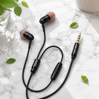 Écouteurs filaires de haute qualité 1,2 m avec micro, écouteurs intra-auriculaires filaires pour iPhone Xiaomi Samsung