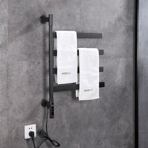 Assurance qualité nouveau Design <span class=keywords><strong>radiateur</strong></span> de salle de bain électrique chauffant noir porte-serviettes élément chauffant sèche-serviettes pour porte-serviettes chauffant - Product Image 3