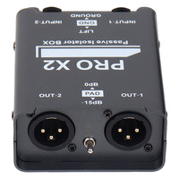 Isolateur audio 2 canaux Éliminateur de courant sonore 6.5 Alliage Permo Console de mixage Diffusion en direct Marque OEM Garantie 90 jours