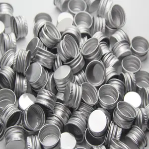 Homay packing hot selling 13mm 20mm 28mm 32mm aluminium screw cap for glass bottles