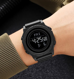 SKMEI 2626 <span class=keywords><strong>montre</strong></span> boussole pour hommes affichage LED podomètre chronomètre résistant à l'eau <span class=keywords><strong>montre</strong></span> de Sport numérique avec 3 alarmes - Product Image 4