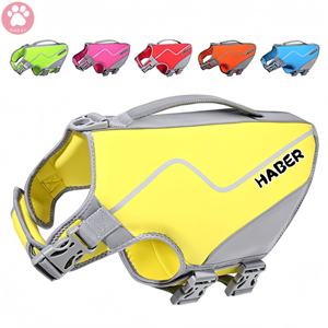 سترة طفو خارجية بنمط صلب من النيوبرين للحيوانات الأليفة نمط الشتاء في الهواء الطلق من أجل مغامرات الغوص للقطط والكلاب - Product Image 3