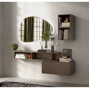 INFINITY 2.0 Armadio d'Ingresso in Bronzo con Scomparti - Product Image 1