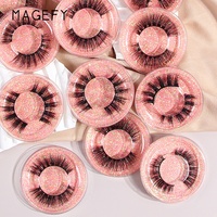 MAGEFY 20 paires de cils naturels en vison Fournisseur 4 styles de faux cils Fluffy