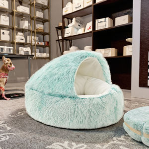 Waterdichte Pluche Buiten Draagbare Winter Warme Luxe Huisdier Kat & Hond Bed Zachte Wasbare Katoenen Hoes Kleine/Middelgrote/Grote Maten - Product Image 1