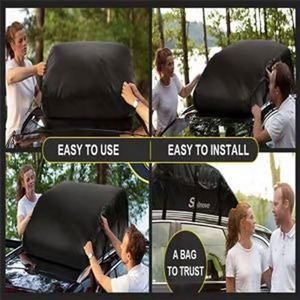 Échantillon Gratuit : Sac de Toit de Voiture, Sac de Transport, Sac de Rangement pour Toit, Boîte Souple Étanche pour Bagages, Résistant à l'Eau pour Voiture - Product Image 6