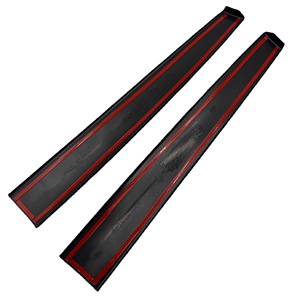 Shuangyi Tesla Model 3 Y <b>Door</b> <b>Trim</b> Kits Matte Black Plastic Interior <b>Trim</b> Strip For Car Modification - Product Image 1
