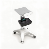 Chariot médical pour ordinateur portable sur roulettes, poste de travail médical réglable en hauteur pour les rondes des médecins et la documentation des infirmières à l'hôpital