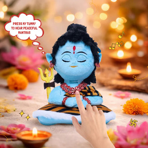 Peluche Bébé Shiva 22cm, Jouet en Peluche Shiva Chantant le Mantra, Ultra Doux, Tissu Sûr pour Enfants, Figurine pour Enfants et Festivals - Product Image 6