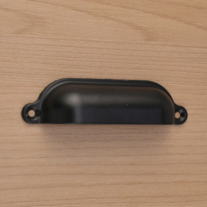 Retro Drawer Handles Zinc Alloy Shell Shape 100mm Antique Bronze <b>Black</b> Chinese Style Furniture Hardware - Product Image 4
