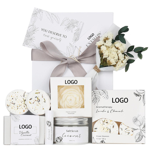 Kit <span class=keywords><strong>de</strong></span> <span class=keywords><strong>Spa</strong></span> Orgánico Personalizado y Lavable con Crema Perfumada para el Hogar, Cesta <span class=keywords><strong>de</strong></span> Regalo <span class=keywords><strong>de</strong></span> Estilo Simple para el Cuidado Personal Femenino, Baño y Cuerpo, para el Día <span class=keywords><strong>de</strong></span> la Madre o Cumpleaños - Product Image 1