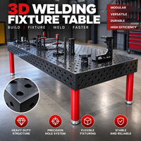 Nouvelle table de soudage modulaire avec système de positionnement 3D, trous personnalisés de 16 mm/28 mm, pinces en acier Q355, surface nitrurée pour l'automobile