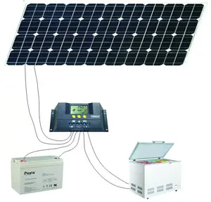 最畅销冰箱太阳能电池板冰柜直接到BD/C-255无电池冷柜
