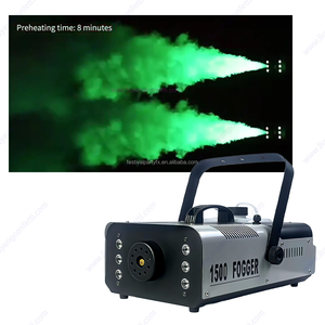 <span class=keywords><strong>Machine</strong></span> à fumée LED 1000W/1500W super économique avec télécommande pour discothèque, mariage, fête, scène, RGB 900W-1800W 110-220V - Product Image 2