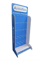 Support d'affichage pour batterie externe Ray Custom, présentoir en PVC avec crochets pour accessoires 3C, câbles de données et chargeurs en magasin d'électronique