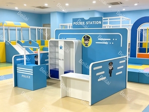 Parc d'aventure pour enfants avec jeux de rôle, espace de jeu doux, salle de jeu d'imitation, équipement de terrain de jeu intérieur interactif commercial pour tout-petits - Product Image 4