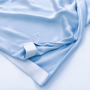 Enyami Fashion Dames 2-delige satijnen lange elegante dames Abaya Dubai O-hals lange mouwen maxi rok set - Product Image 6