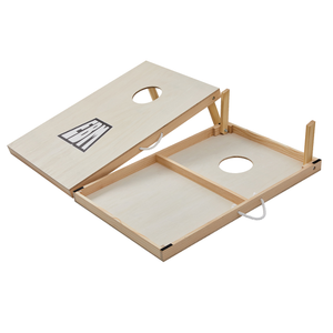 Ensemble <span class=keywords><strong>de</strong></span> <span class=keywords><strong>jeu</strong></span> <span class=keywords><strong>de</strong></span> cornhole en bois avec plateau en contreplaqué <span class=keywords><strong>de</strong></span> 36 pouces et 8 sacs <span class=keywords><strong>de</strong></span> cornhole sportifs, vente en gros - Product Image 3