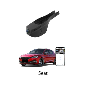 กล้องติดรถยนต์ HD 4K สำหรับ MK3 <span class=keywords><strong>Leon</strong></span> MK4 2017-2025พร้อมเลนส์ DVR ด้านหน้าและด้านหลัง2แบบมีปลั๊กแอนด์เพลย์ GPS - Product Image 1