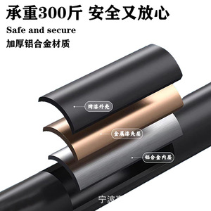 Bâtons de randonnée Xihai en alliage d'aluminium, télescopiques, pliables, antidérapants, avec verrouillage interne, pour la randonnée et la marche en plein air - Product Image 3