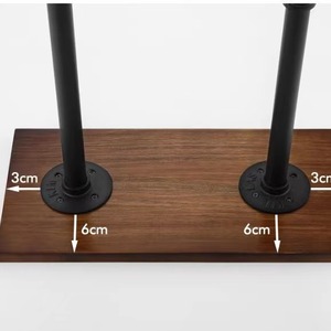 ब्लैक टॉयलेट पेपर धारक फोन शेल्फ बाथरूम टिशू पेपर रोल रैक मुक्त स्थायी भंडारण आरवी सामान - Product Image 3