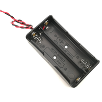 Support de batterie 18650 à 1, 2, 3 ou 4 emplacements avec fils de 12 cm aux deux extrémités, montage sur circuit imprimé JIATEL