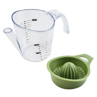Presse-fruits manuel en plastique avec récipient Presse-fruits portable Citron Orange Vente en gros