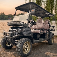 Nouveau modèle 2026 : Chariot de golf électrique UTV 48 V personnalisé à 6 places, côte à côte, avec batterie au lithium homologuée