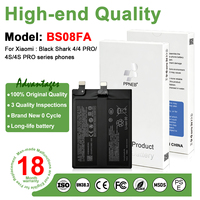 Batterie de téléphone portable OEM/ODM en promotion BS08FA 4500mAh pour Xiaomi Black Shark 4 4s 4Pro 4s Pro 5RS, 800+ cycles, certifiée FCC