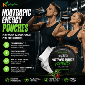 Bolsita Energética Nootrópica con Sabor Personalizado OEM, L-Teanina, <span class=keywords><strong>Vitamina</strong></span> <span class=keywords><strong>B6</strong></span>, Suplemento Oral de Cafeína, Sin Azúcar, Vegano, Estimulante Cerebral - Product Image 2
